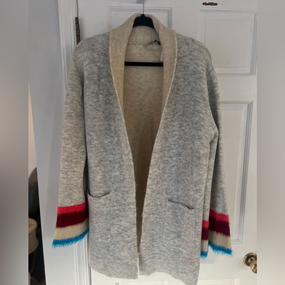 Anthropologie Flore Colorblocked Cardigan size medium, NWT - Picture 5 of 7